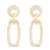Club Manhattan oorbellen Ivory tortoise ecru