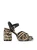 Valeria Rafia geweven sandalen