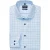 Olymp luxor modern fit overhemd print blauw