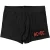 AC/DC Uniseks Volwassenen Logoboxershort (Zwart)