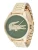 LACOSTE Analoog horloge ‘LE CROC’  goud / donkergroen