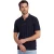 Brax poloshirt gestreept donkerblauw normale fit katoen