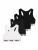 FILA Top  zwart / wit