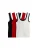 The Set Gebreide top  bloedrood / zwart / wolwit