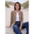 Vest met ronde hals en knoopsluiting