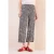 Cecil Dames 3/4 Broek met gedessineerde Wide Legs in Grijs