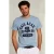 River Woods Normal Fit Basic T-shirt Dark Victoria Mix Blue