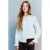 Mango Kids blouse met plooien en ruches – wit