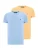 Jacey Quinn Shirt  nachtblauw / lichtblauw / safraan / lichtoranje