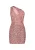 faina Jurk  bruin / rosa