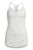 Witte gedrapeerde racerbacktop