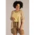 Yest Curve gebreid vest beige
