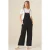 Ontspannen Fit Brede Pantalon Jumpsuit met Vierkante Kraag