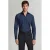 Mango Man slim fit overhemd – donkerblauw