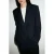 Mango regular blazer met krijtstreep – blauw