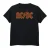 AC/DC Katoenen T-shirt met logo voor jongens (Zwart/Rood)