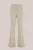 WE Fashion – Dames flared pantalon met structuur – Regular fit – Beige –