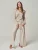 YOU LOOK PERFECT Huispak ‘LOUNGEWEAR SET  – Pullover Blossom & Pants Bailey’  beige
