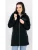 deproc Fleece jas ‘GLORY APRIL’  zwart