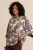 Studio Anneloes Madison Flower Top 13962 T-shirt Korte Mouw 1486 Kit/chestnut