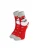 Crea Socks Sokken ‘Weihnachten Santa’  rood