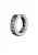 KUZZOI Oorbel  antraciet / zilver
