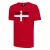 Umbro Korte Mouw Crew Neck Rood Heren 1872 T-Shirt UMTM0616 ENGLAND 1872 TEE