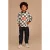 Stains&Stories geruite longsleeve – donkerblauw