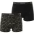 Lonsdale Boxershorts voor heren (Set van 2) (Camo Groen/Kaki Groen)