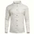 Slim-fit geborduurd wit paisley-overhemd