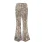 Geisha Jeans wide Leopard Bruin dames