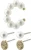 Pilgrim Sieraden set ‘Beat’  goud / parelwit