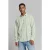 No Excess Shirt Verical Big Stripes With Linen Green