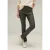 Street One Dames Slim fit broek met coating in Groen