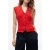 Tommy Hilfiger Mid Cable Vest Cardigan Fire Red