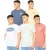 Crosshatch Heren Tryplex Katoenen T-Shirt (5-pack) (Veelkleurig)