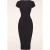 Topvintage exclusive ~ Rachel pencil jurk in zwart