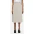 Closed Wool Wrap Skirt Pearl Beige
