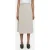 Closed Wool Wrap Skirt Pearl Beige