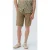 No Excess Short With Linen Garment Dyed Almond