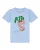 watabout.kids Shirt ‘Pizza’  lichtblauw / groen / rood