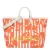 Valentino Bags shopper Kore met bloemenprint oranje