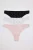 TRENDYOLMİLLA Dames 3-pack Zwart Hart- Slips