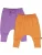 Fred’s World by GREEN COTTON Broek  donkerlila / donkeroranje