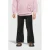NAME IT MINI bootcut glitterbroek NMFROISIN zwart