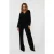 EsQualo Trousers Jacquard Sj Black