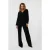EsQualo Trousers Jacquard Sj Black