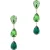 OTAZU Triple Drop Earhangers Green Green