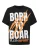Plein Sport Shirt ‘Scratch’  oranje / zwart / wit