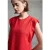 Street One Studio Dames Linnen top met volants in Rood